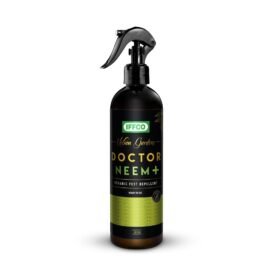 IFFCO Urban Gardens - Doctor Neem+ - 500ml – Mealy Bug & Fungus Repellent Spray - 3in1 Action of Neem, Pongamia, Lemongrass Oil - 100% Organic, Ready to Use for Indoor & Outdoor plants
