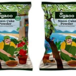 Ugaoo Neem Cake Powder for Plants 1 Kg - Organic Fertilizer & Pest Repellent (Pack of 2)