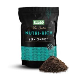 IFFCO Urban Gardens - Vermicompost 20kg – Nutri Rich | Cow Dung Based Manure for Home Garden, Terrace & Balcony Plants - Now Available in Single Bag
