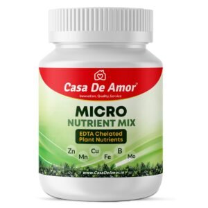 Casa De Amor Micro Nutrient Mix 150Gm For Plants - EDTA Chelated Formula - Zinc, Boron, Iron, Manganese And More - 100% Water Soluble (Pack Of 1), Powder Form