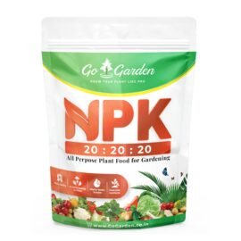 Go Garden NPK 20 20 20 Fertilizers for Plants | Complete Plant Food NPK Fertilizer for Growth Boost and Maximum Production | Ideal for Home, Garden & Outdoor Plant Care - 900 Grams Granules