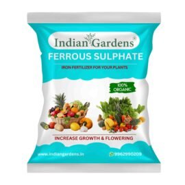 Indian Gardens - Ferrous Sulphate Fertilizer | Micronutrient Iron Fertilizer | Soil Iron Plus |Flowering Plant | Slow-Release Plant Food - 400 Grams