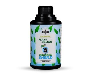 Chipku Ayurvedic Plant Guard 250ml Monsoon Shield Concentrate | 100% Organic Plant Protector | Powerful Pest Control for Indoor & Outdoor Use For Making 50 Neem Spray Bottles
