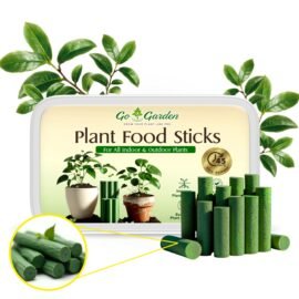 Go Garden Fertilizer Sticks | Plant Food Sticks for Indoor & Outdoor Home Garden Plants | Multi-Purpose Natural Plant Growth Booster | Healthy Flower & Fruit Yield | Pack of 40