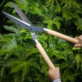 TrustBasket Heavy Duty Grass Cutter Tool With Sharp Blade – (4mm Thick, 9 inch Long, Metal Blade) Comfortable Grip for Trimming, Pruning, Cutting, Plant Cutter for Garden, Hedge Trimmer for Garden